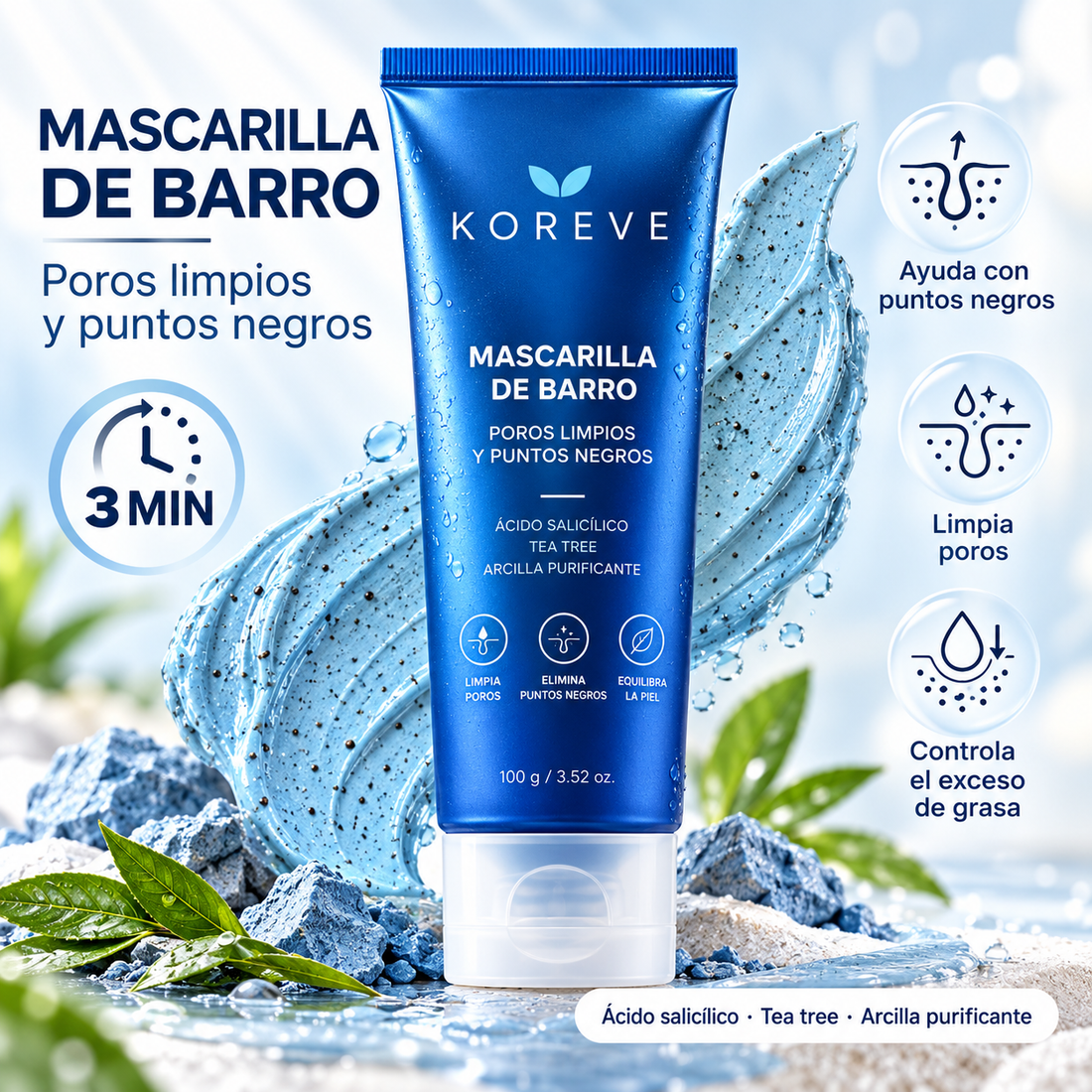 Mud Mask Poros & Puntos Negros